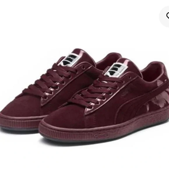 Puma Women's Burgundy Sneakers - Picture 5 of 9